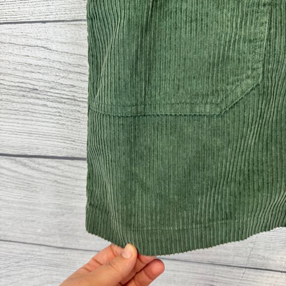 Roxy Women's Amazing Break Green Corduroy Mini Skirt Size Medium - Picture 3 of 7